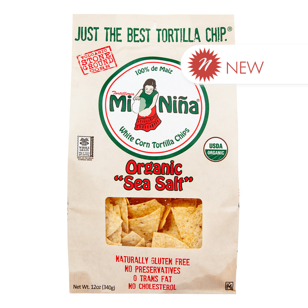 Wholesale Mini Nina - Sea Salt Tortilla Chips - 12Oz- Bulk