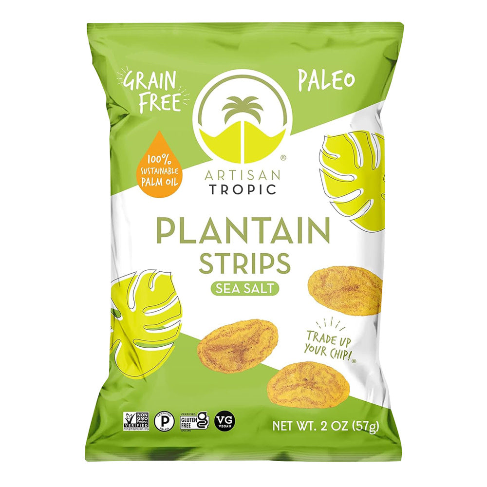 Wholesale Artisan Tropic Plantain Strips Sea Salt 2 Oz Bag- Bulk