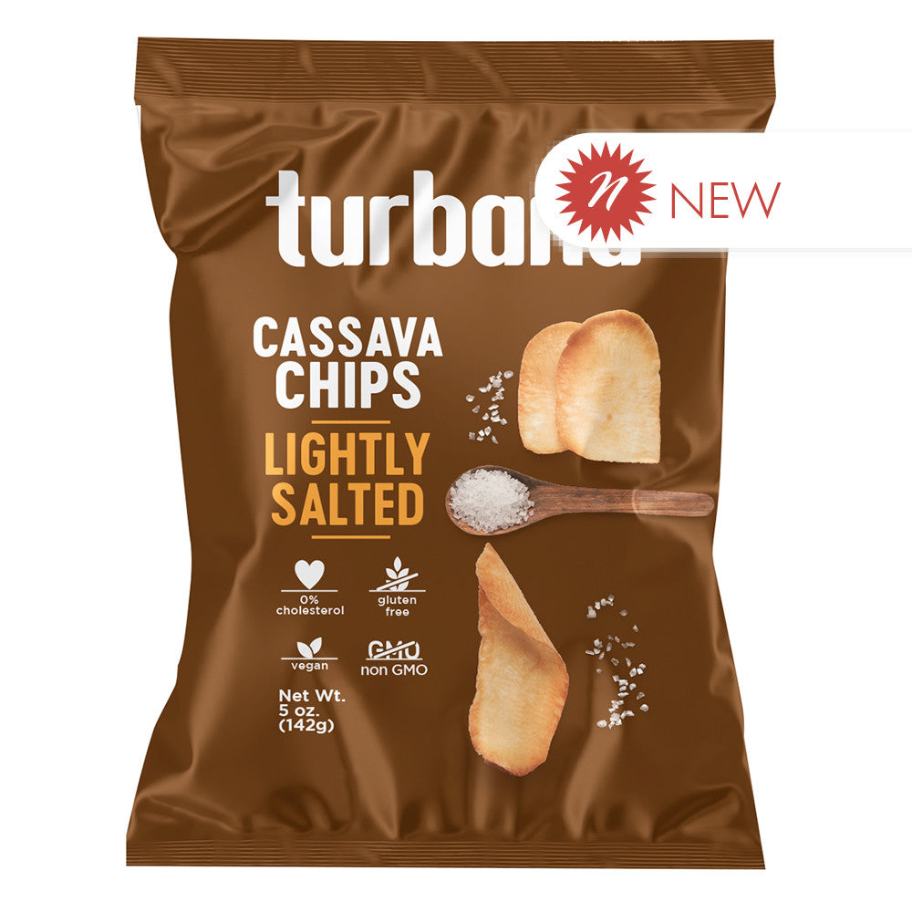 Wholesale Turbana Cassava Chips Lightly Salted 5 Oz Bag- Bulk