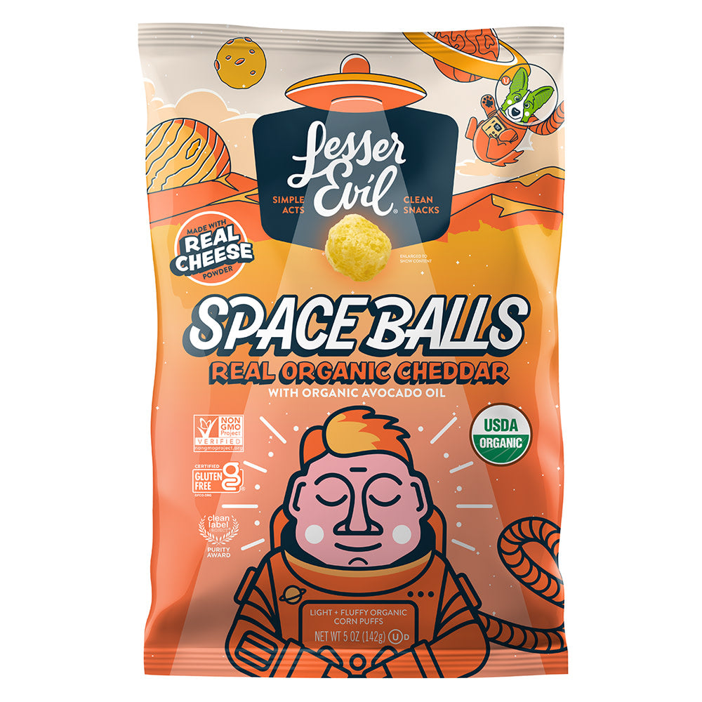 Wholesale Lesser Evil - Spaceballs - Real Cheese - 5Oz- Bulk