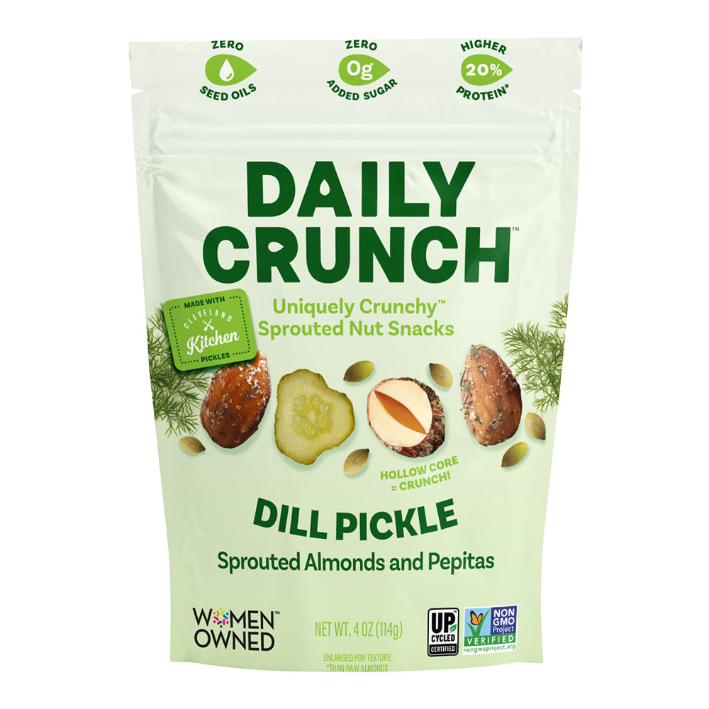 Wholesale Daily Crunch - Dill Pickle Sprouted Almonds - 4Oz- Bulk