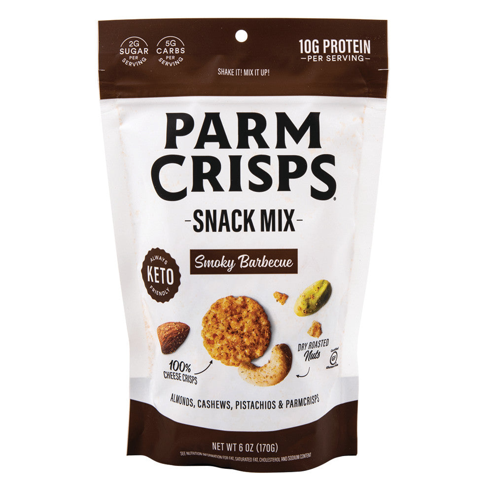 Wholesale Parm Crisps Smokey Bbq Snack Mix 6 Oz Pouch- Bulk