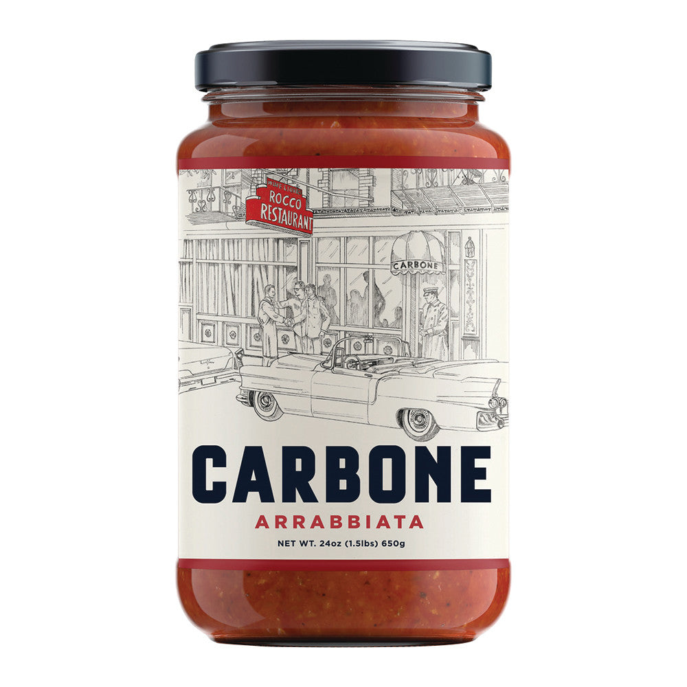 Wholesale Carbone Arrabbiata Pasta Sauce 24 Oz Jar- Bulk