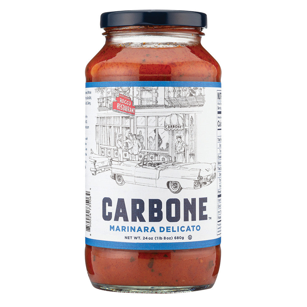 Wholesale Carbone Marinara Delicato Pasta Sauce 24 Oz Jar- Bulk