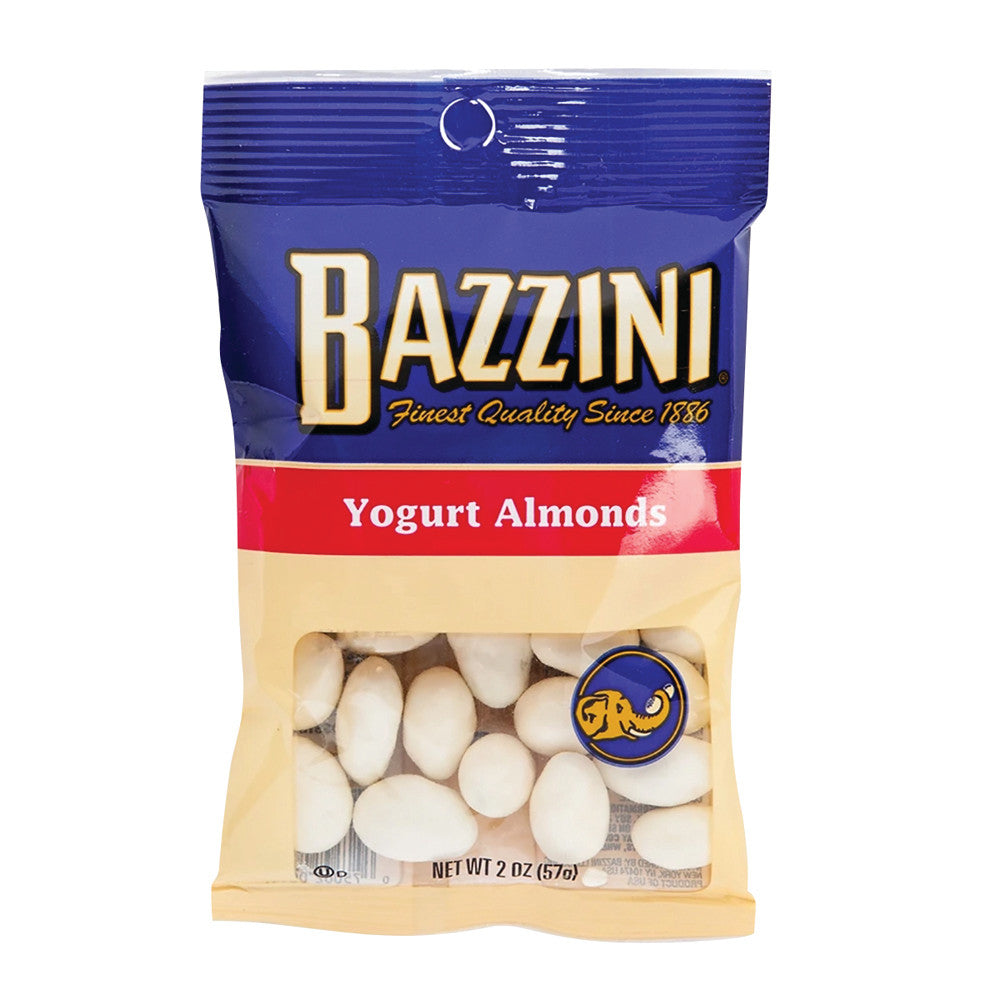 Wholesale Bazzini Yogurt Covered Almonds 2 Oz Peg Bag- Bulk