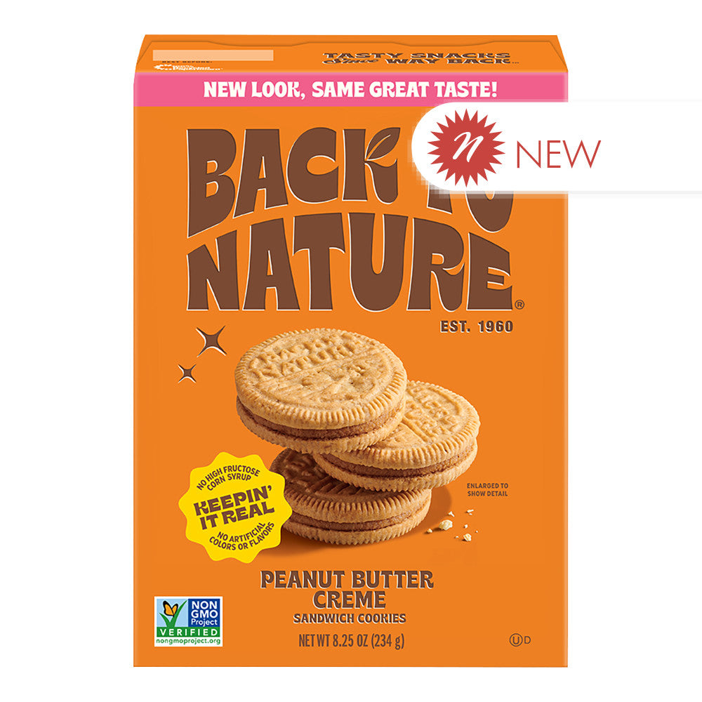 Wholesale Back To Nature - Peanut Buttered Cre Swch Cooks - 8.25Oz- Bulk