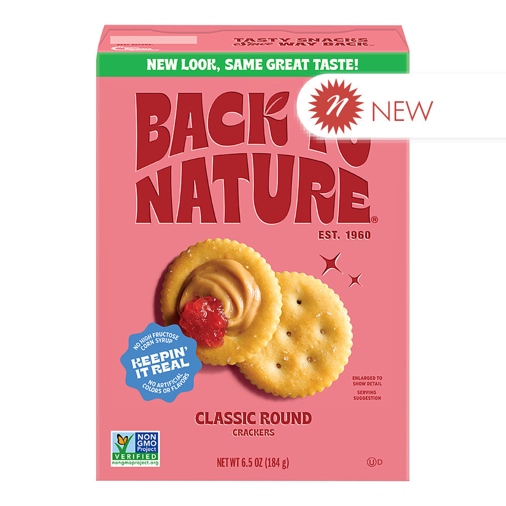Wholesale Back To Nature - Classic Round Crackers - 6.5Oz- Bulk