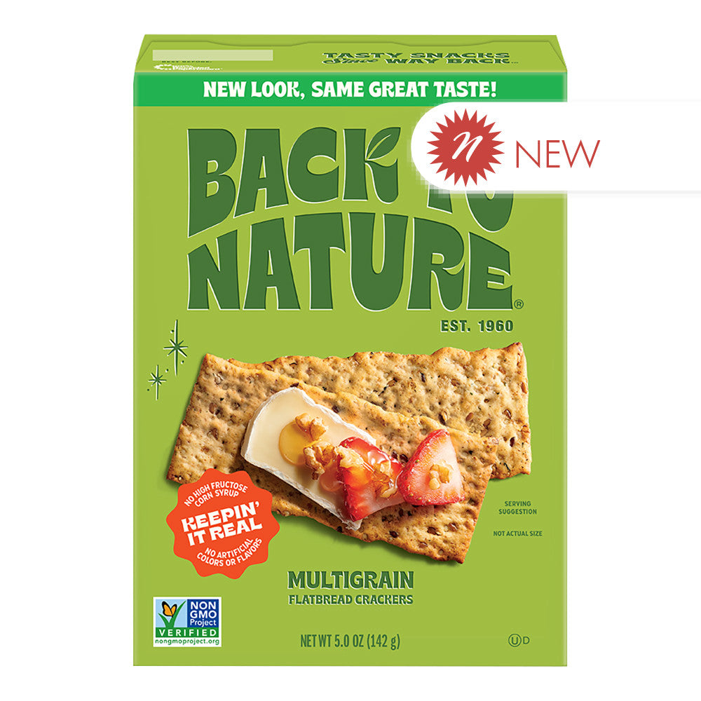 Wholesale Back To Nature - Multigrain Flatbread Crack - 5Oz- Bulk