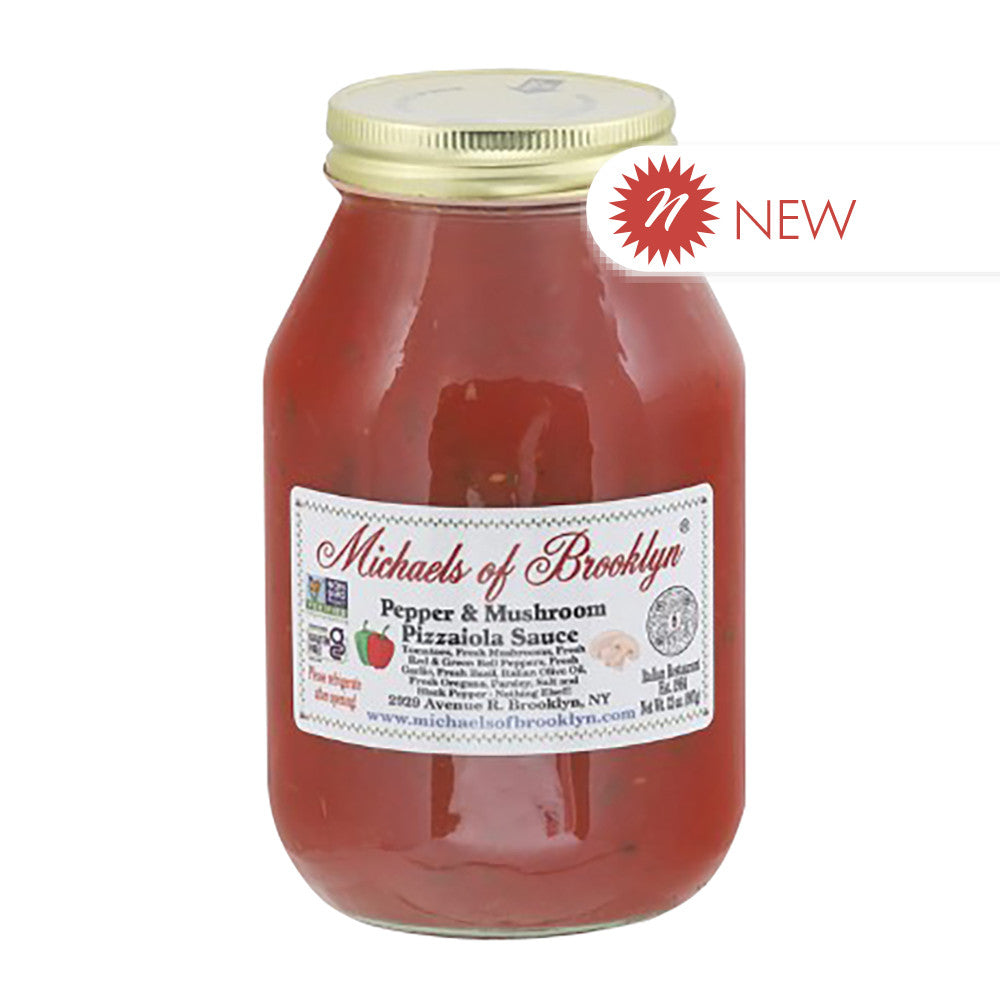 Wholesale Michael'S Of Brooklyn - Pepper Mushrm Pizzaiola - 32Oz- Bulk