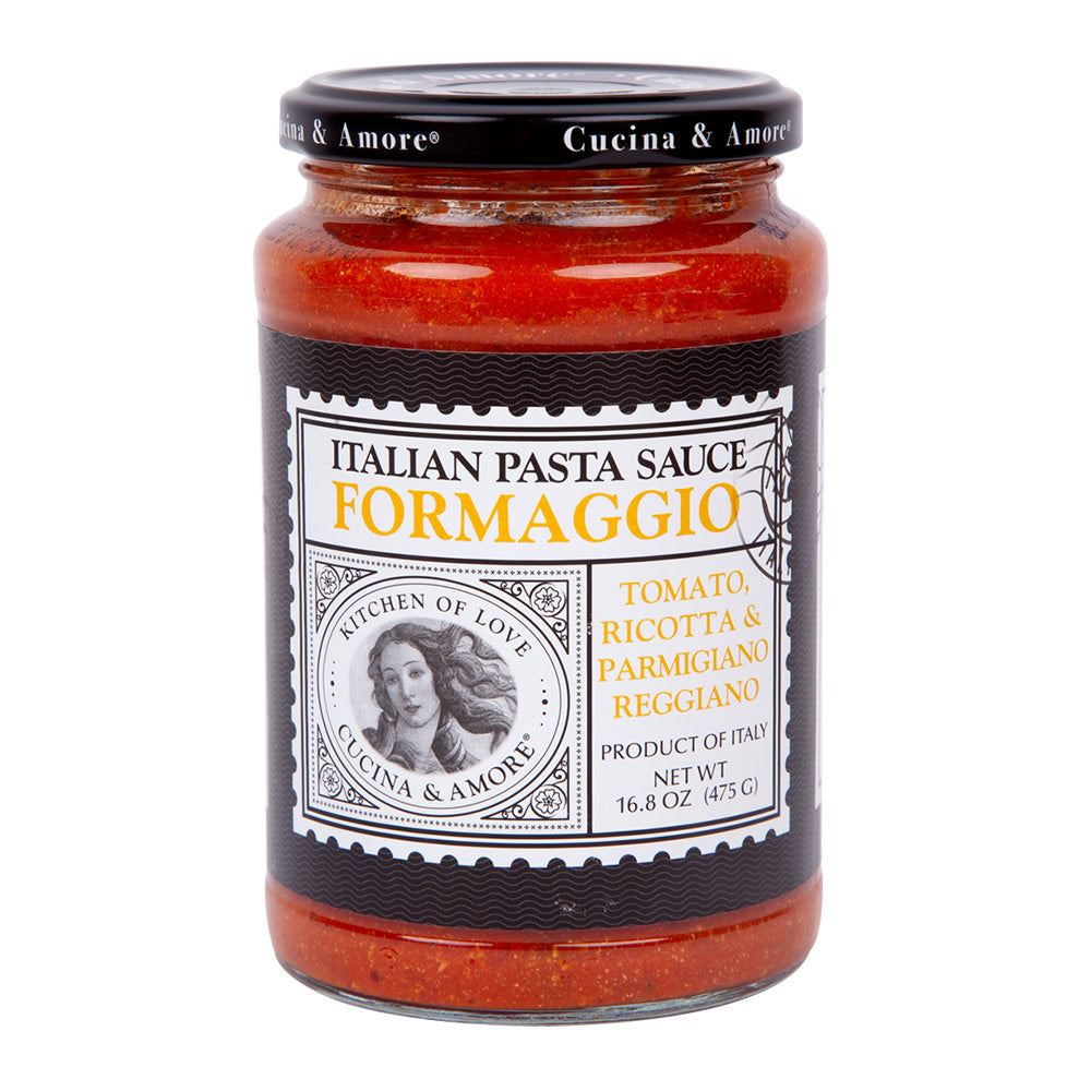 Wholesale Cucina & Amore Formaggio Sauce 16.8 Oz Jar- Bulk
