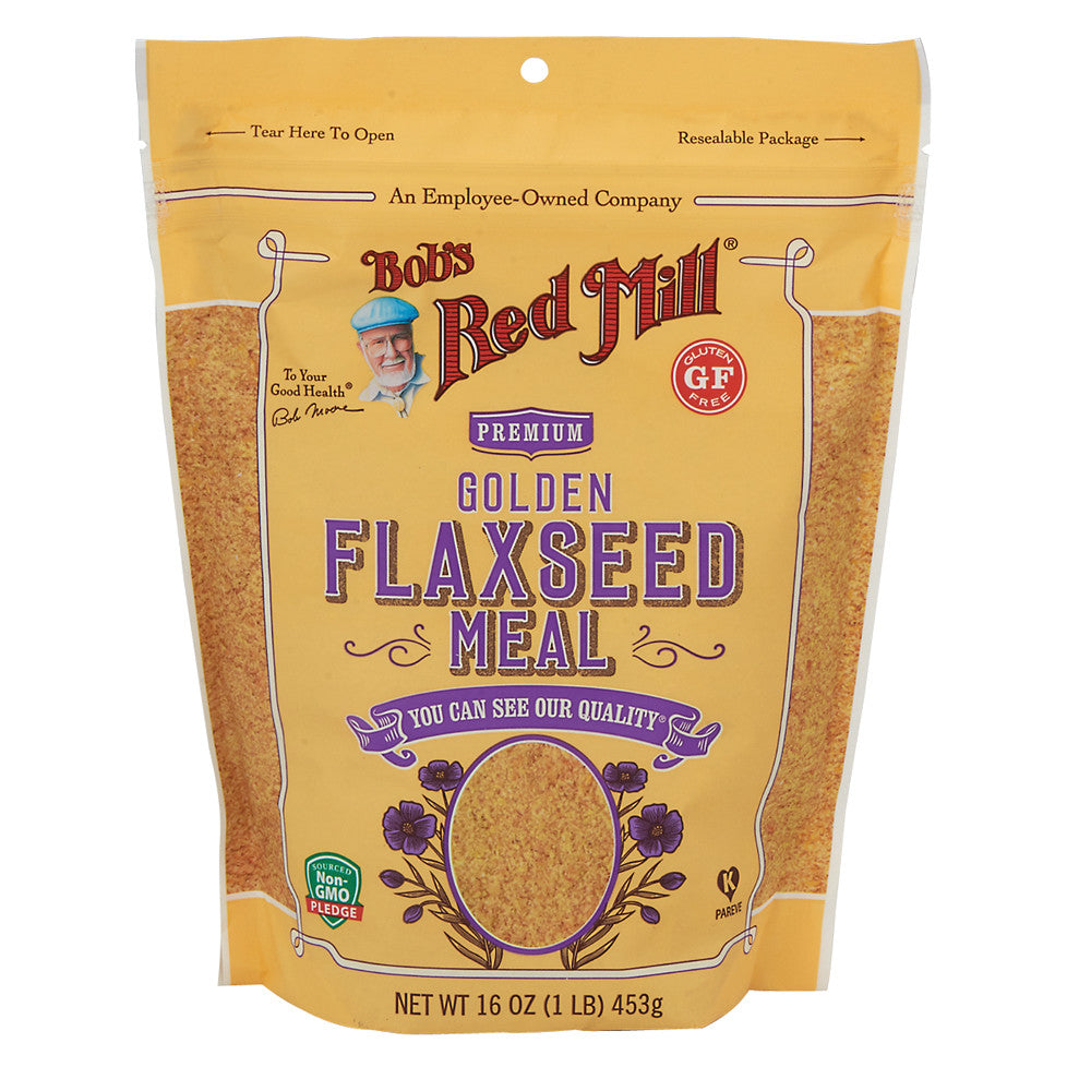 Wholesale Bob'S Red Mill Golden Flaxseed Meal 16 Oz Pouch- Bulk
