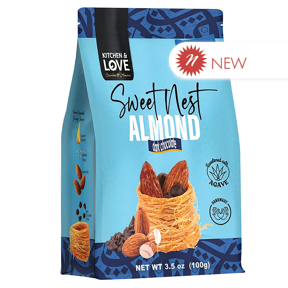 Wholesale Kitchen & Love Almond & Dark Chocolate Sweet Nests 3.5 Oz Bag- Bulk