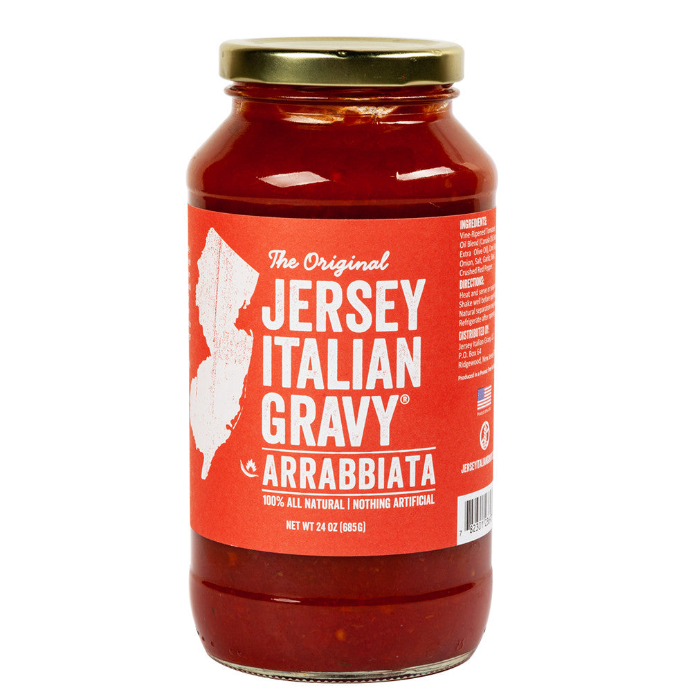 Wholesale Jersey Italian Gravy Arrabbiata 24 Oz Jar- Bulk