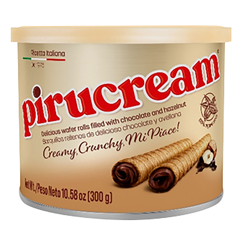 Wholesale Pirucream - Wafer Rolls Can Chochazelnut - 10.58Oz- Bulk