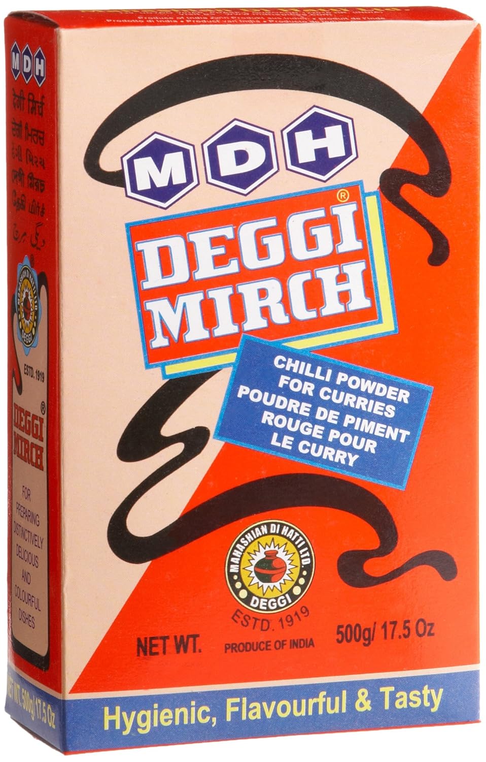 Wholesale MDH Deggi Chilli Powder 17.5 oz- Bulk