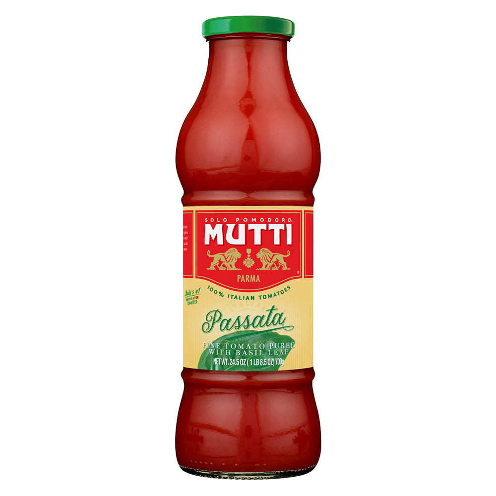 Wholesale Mutti Tomato Puree With Basil Passatta 24.5 Oz Jar- Bulk