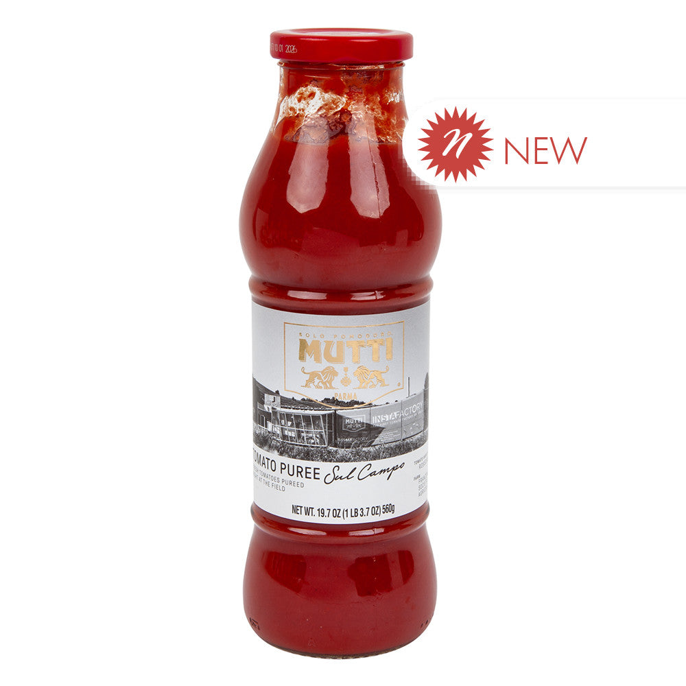 Wholesale Mutti Sul Campo Tomato Puree Passata 19.7 Oz Jar- Bulk