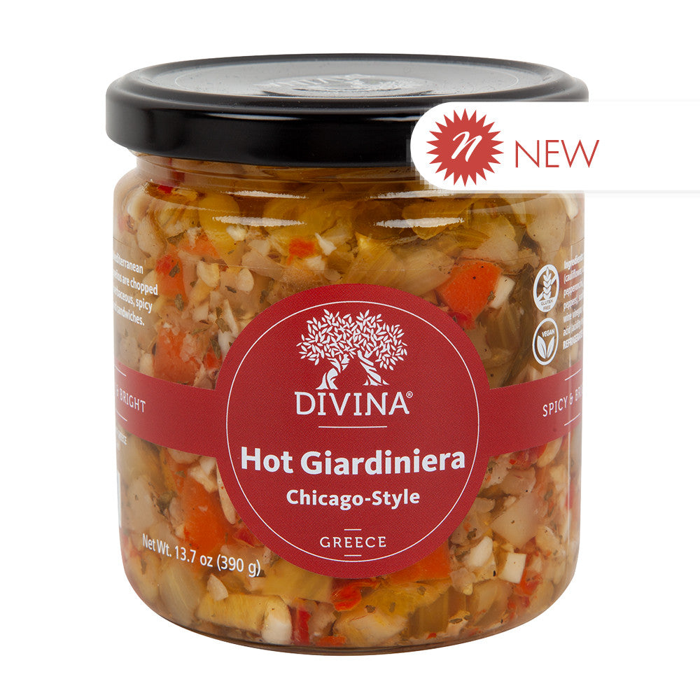 Wholesale Divina - Hot Giardiniera Chicag Style 13.7Oz- Bulk