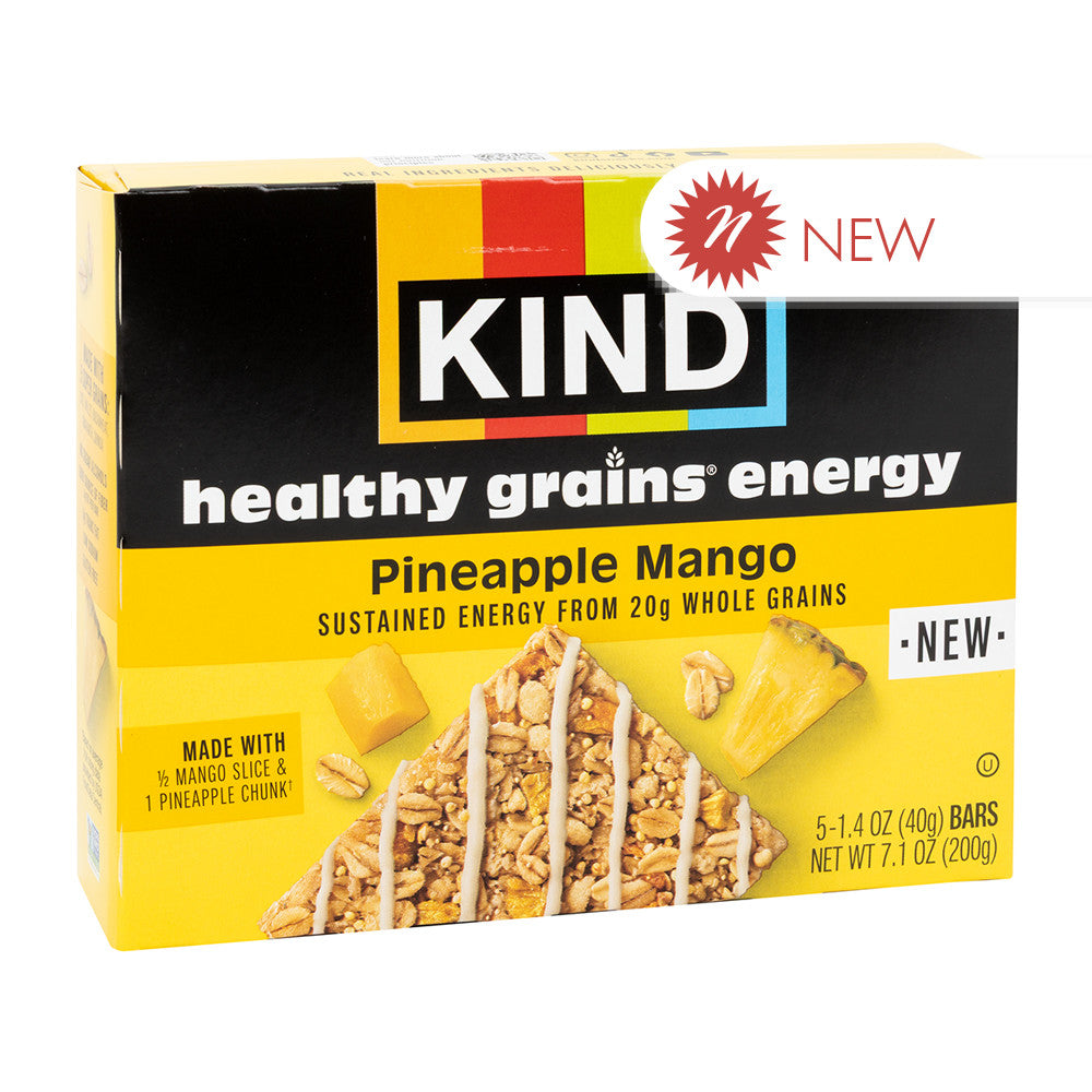 Wholesale Kind - Energy Bar - Pineapple Mango(5Ct) - 7.05Oz- Bulk