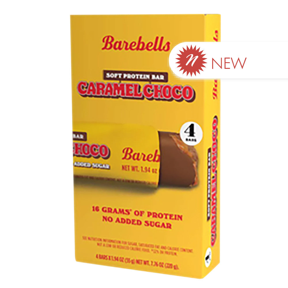 Wholesale Barebells - Caramel Chocolate Bars(4Ct) - 7.76Oz- Bulk