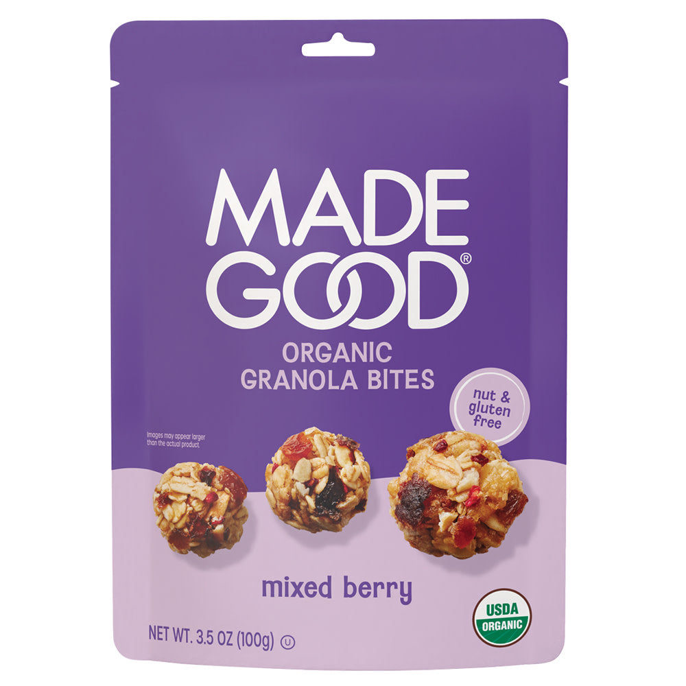 Wholesale Madegood - Granola Bites Pouch - Mix Berry - 3.5Oz- Bulk