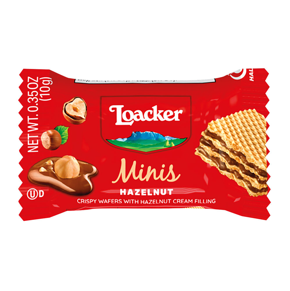 Wholesale Loacker Minis Hazelnut Wafer 0.35 Oz- Bulk