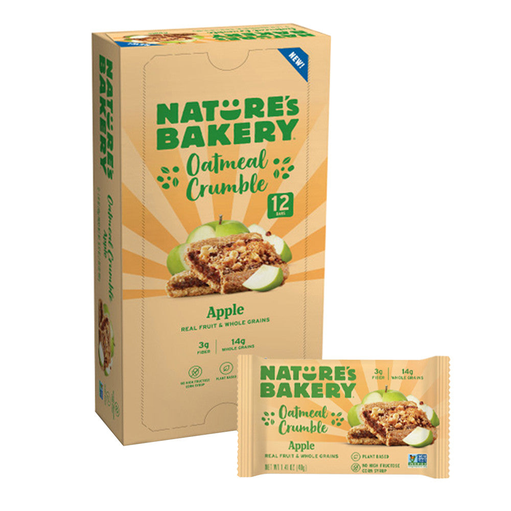 Wholesale Nature'S Bakery Apple Oatmeal Crumble Bar 1.41 Oz- Bulk