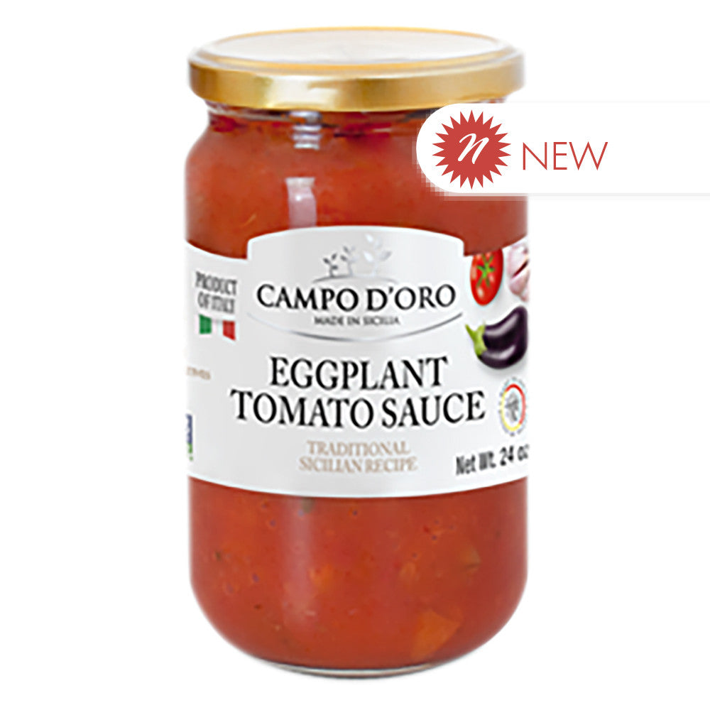 Wholesale Campo D'Oro - Eggplant Sauce - 24Oz- Bulk