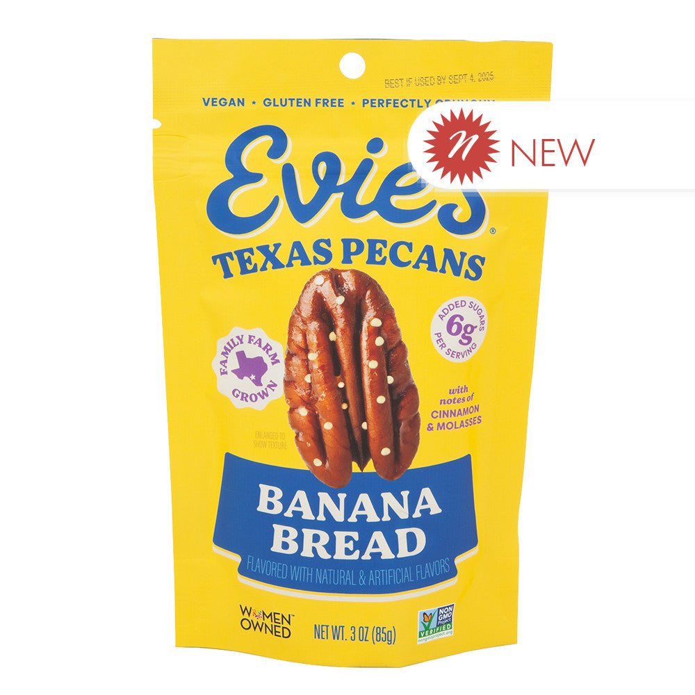 Wholesale Evie'S - Pecans - Banana Bread - 3Oz- Bulk