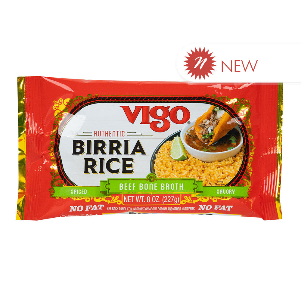 Wholesale Vigo Birria Beef Bone Broth Rice 8 Oz Bag- Bulk