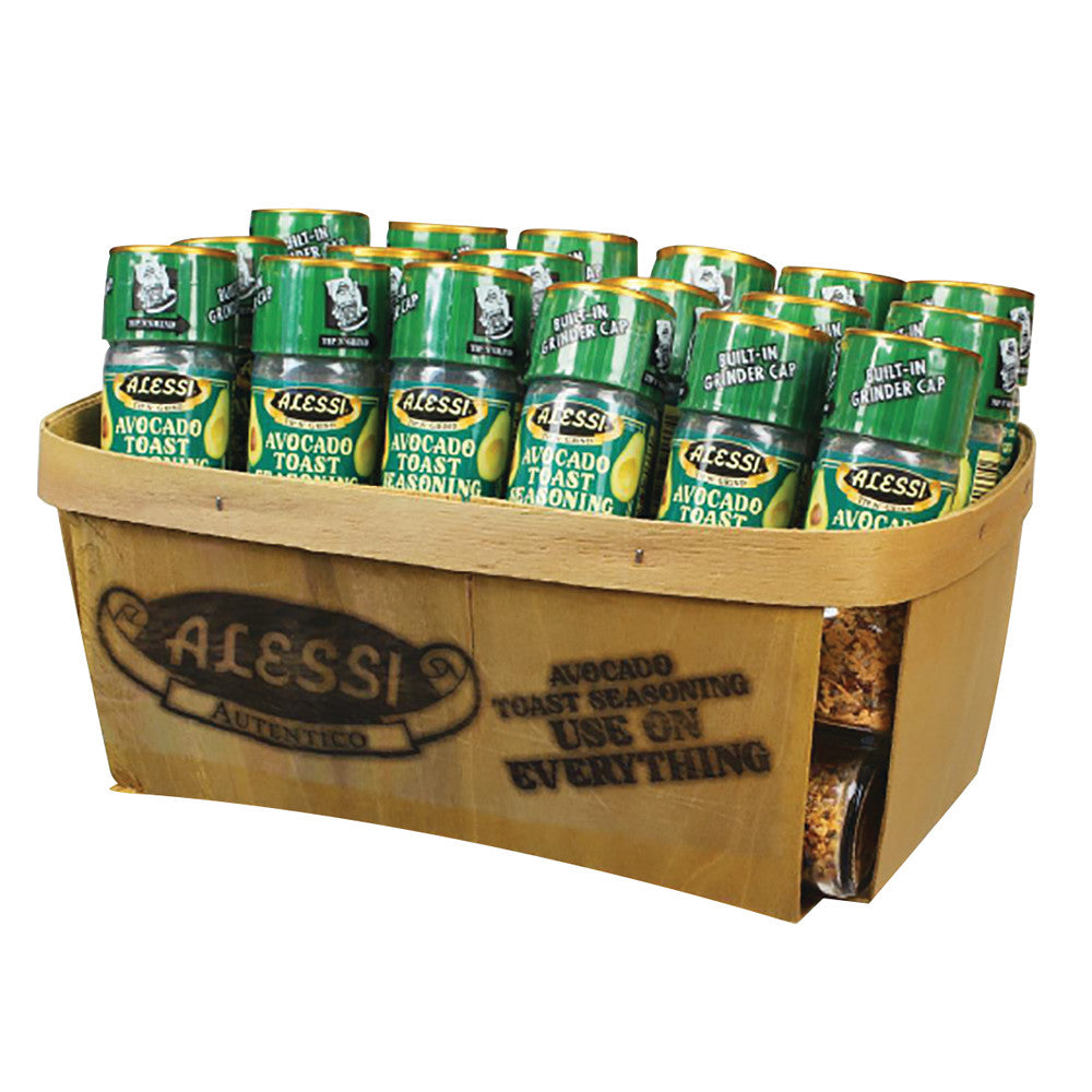 Wholesale Alessi Avocado Toast Seasoning 1.83 Oz Basket- Bulk