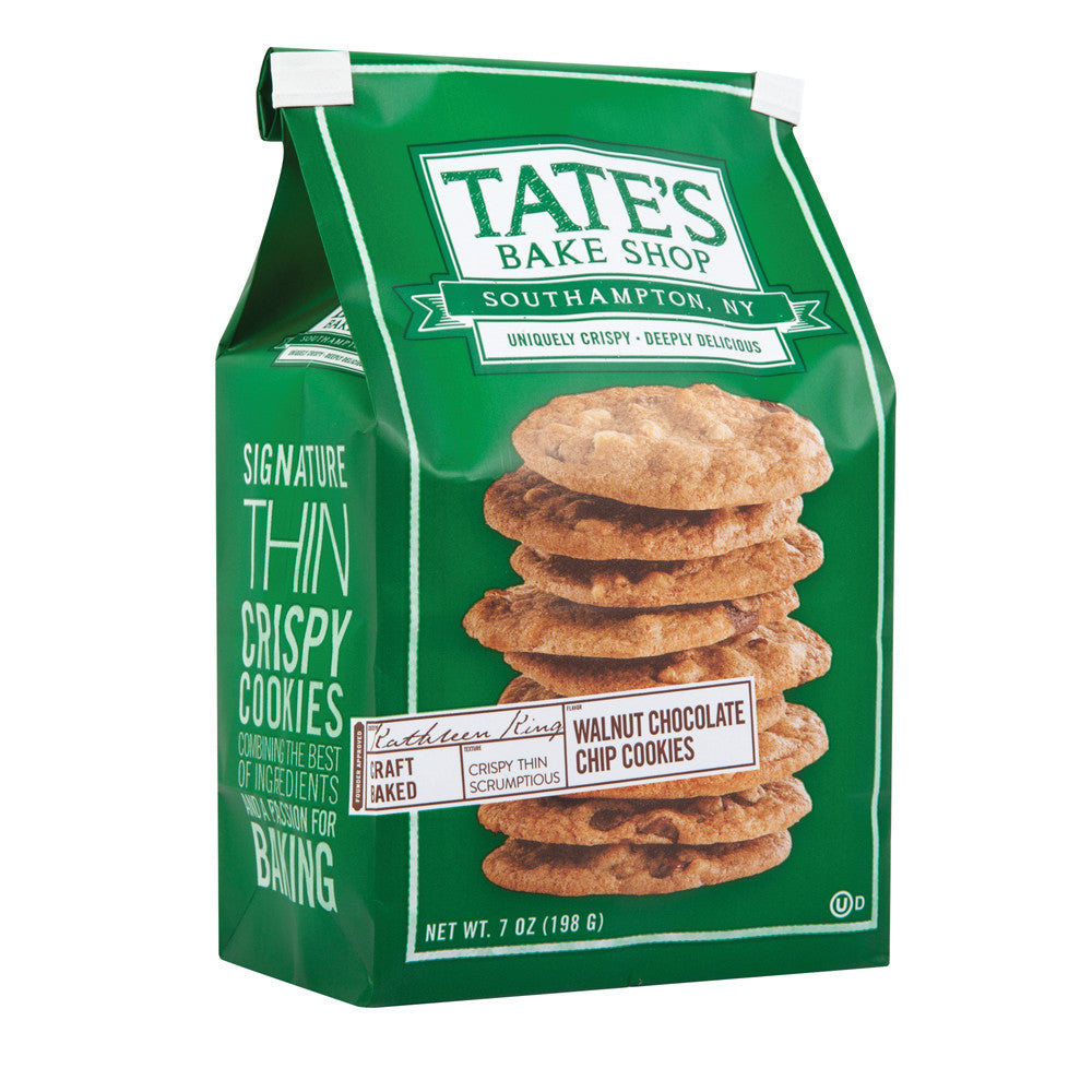 Wholesale Tate'S Chocolate Chip Walnut Cookies 7 Oz Bag- Bulk