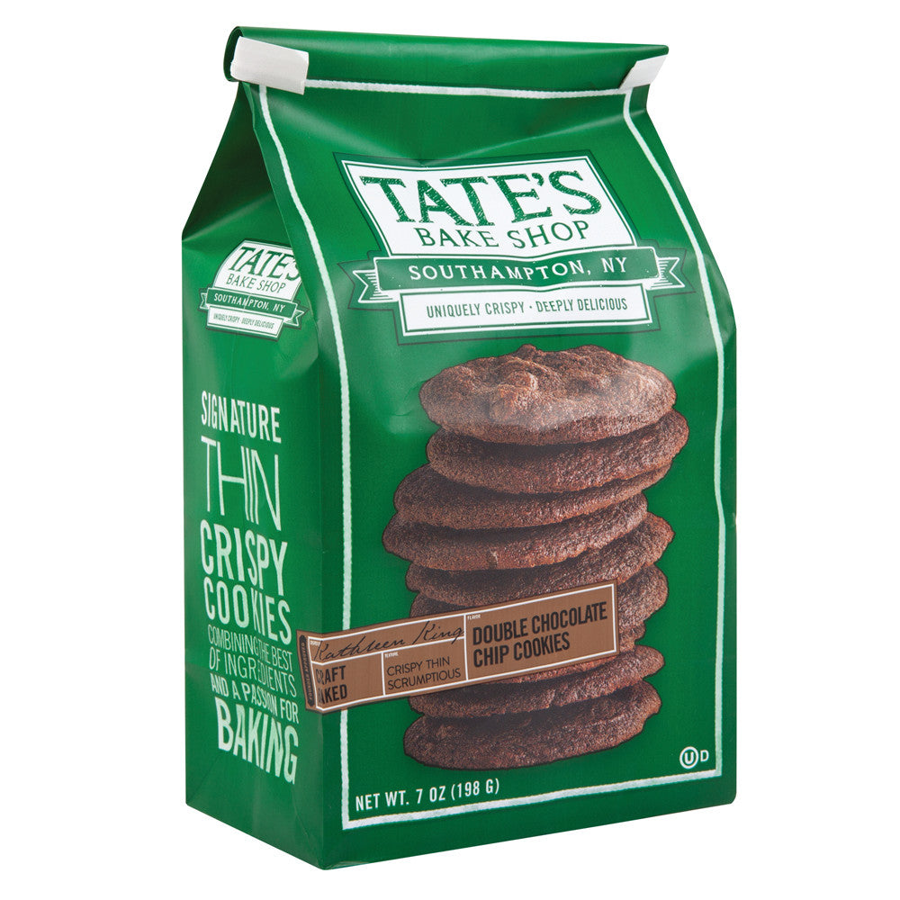 Wholesale Tate'S Double Chocolate Chip Cookies 7 Oz Bag- Bulk