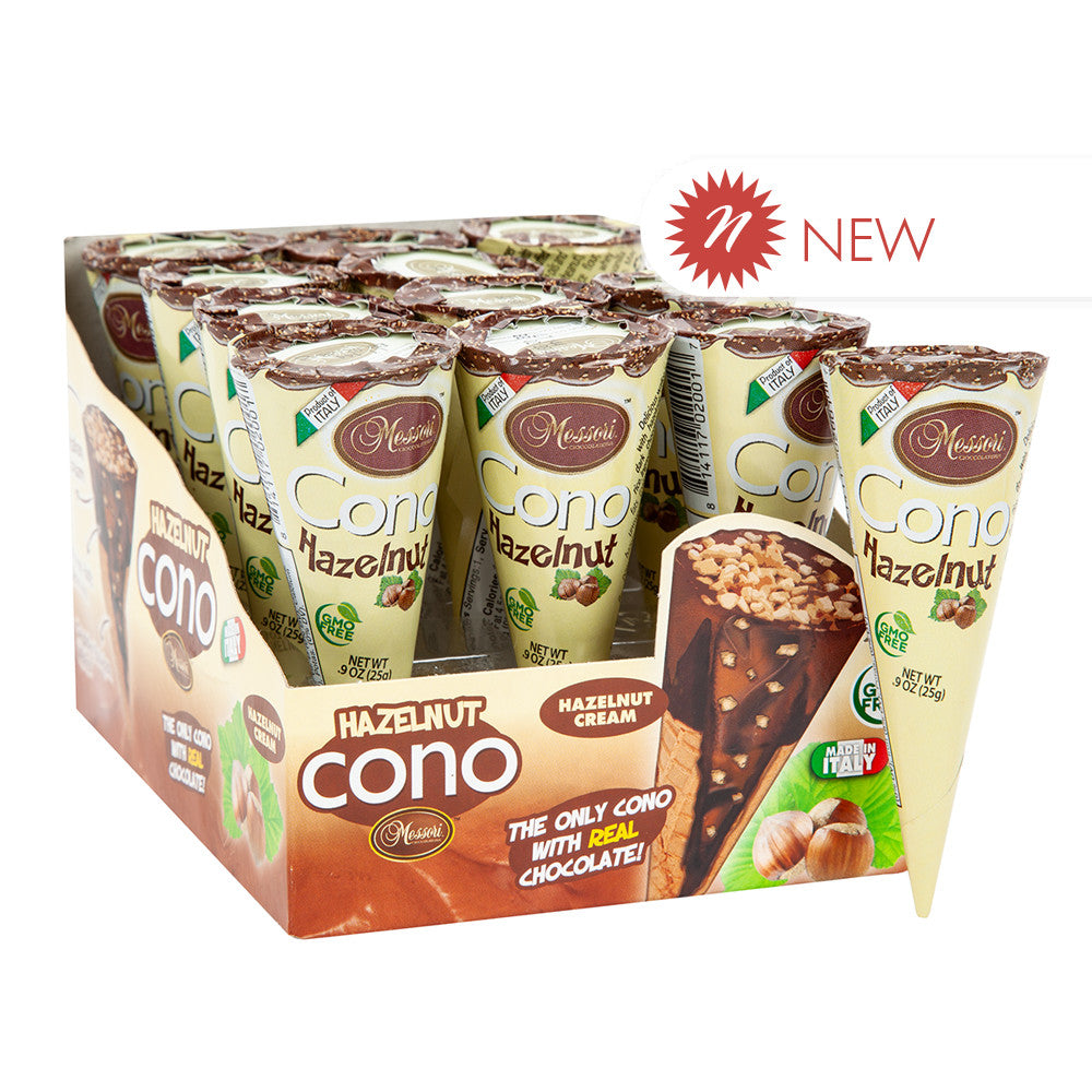 Wholesale Messori - Hazelnut Cono Snack - 10.8Oz- Bulk