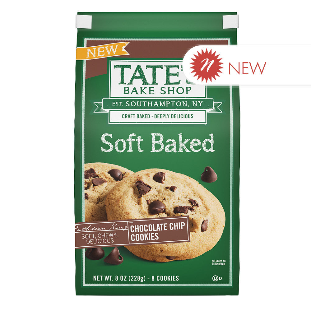 Wholesale Tate'S Soft Baked Chocolate Chip Cookies 8 Oz Bag- Bulk