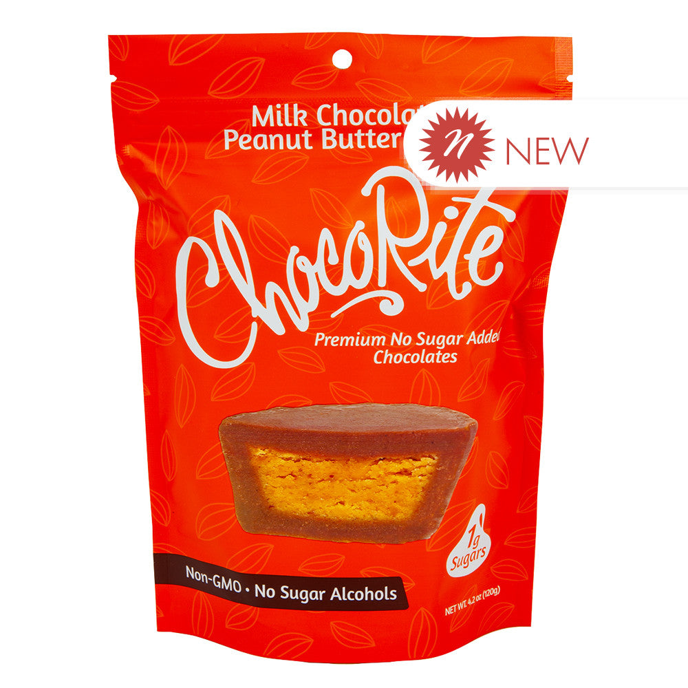 Wholesale Chocorite - Milk Chocolate Peanut Butter Cups - 4.2Oz- Bulk