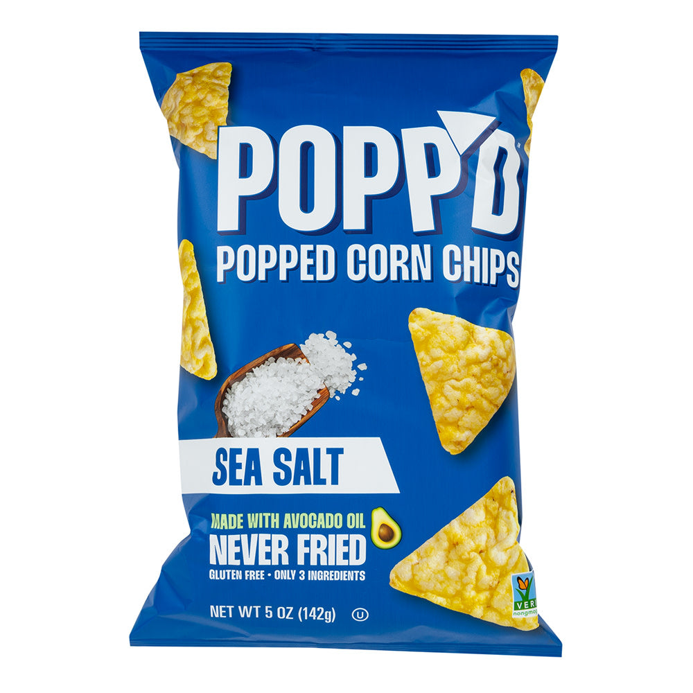 Wholesale Popp'D - Popcorn Chips Sea Salt - 5Oz- Bulk