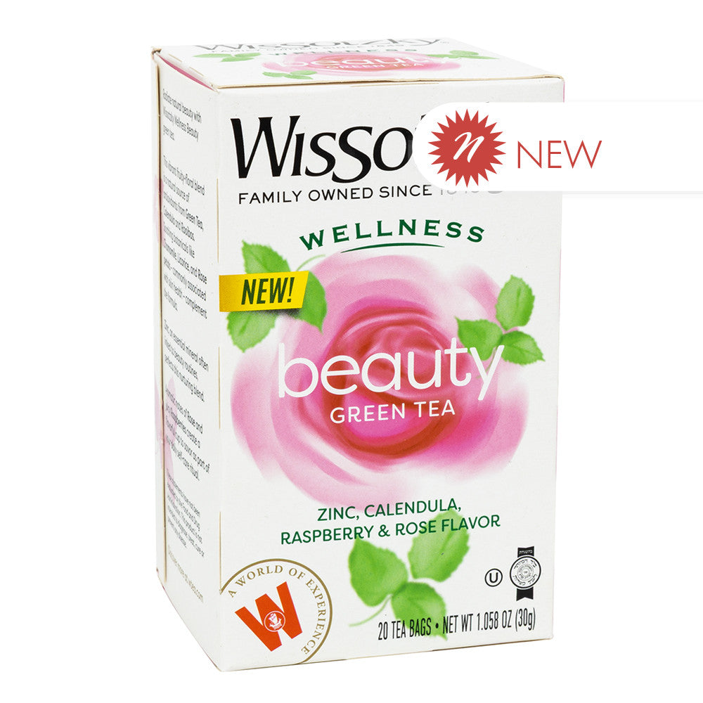 Wholesale Wissotzky - Wellness Beauty Green Tea - 20Ct- Bulk