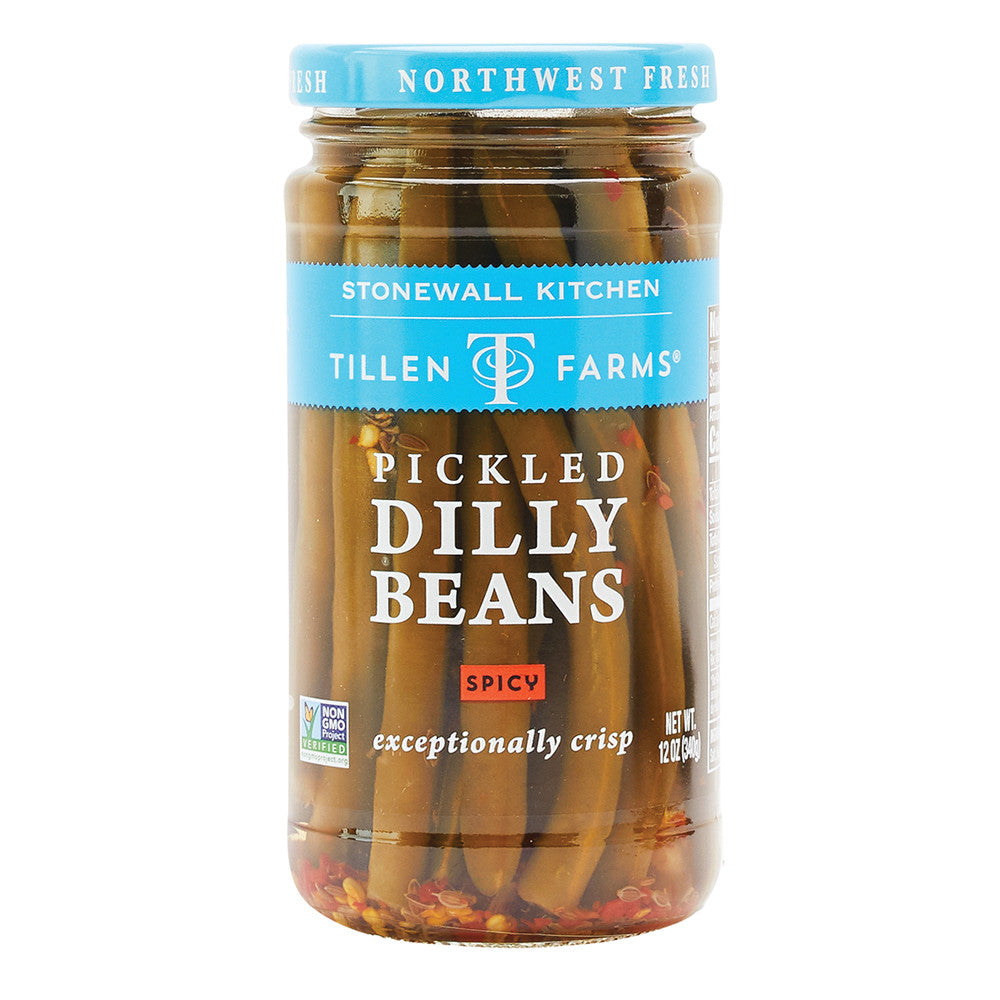 Wholesale Tillen Farms Hot And Spicy Beans 12 Oz Jar- Bulk