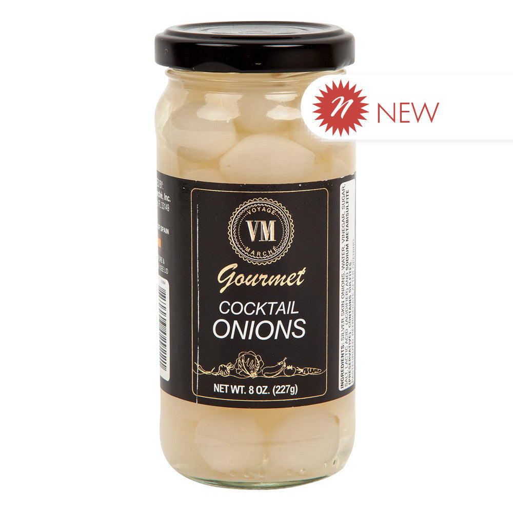 Wholesale Voyage Marche Cocktail Onions 8 Oz Jar- Bulk