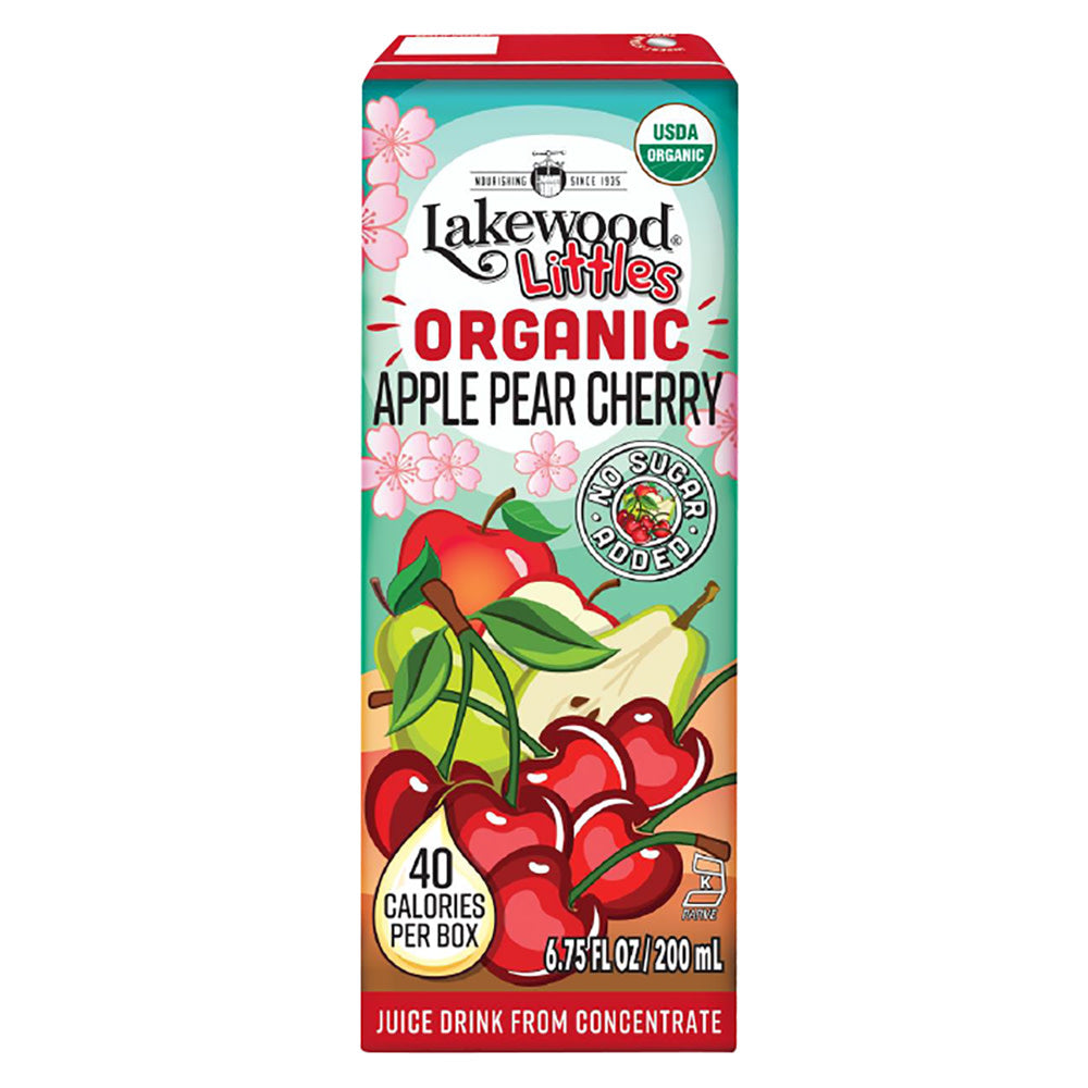 Wholesale Lakewood Juices Organic Cherry Fusion Juice 8 Count 6.75 Oz- Bulk