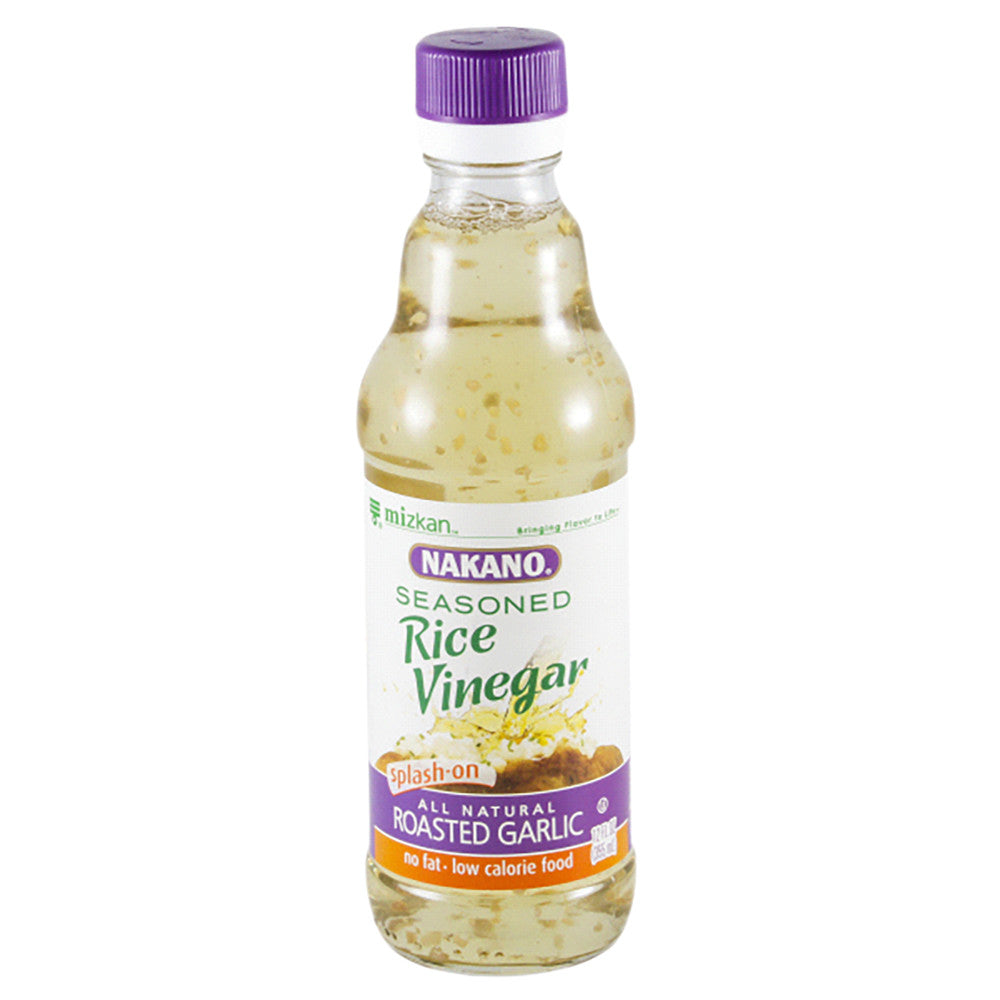 Wholesale Nakano Roasted Garlic 4% Rice Vinegar 12 Oz Bottle- Bulk