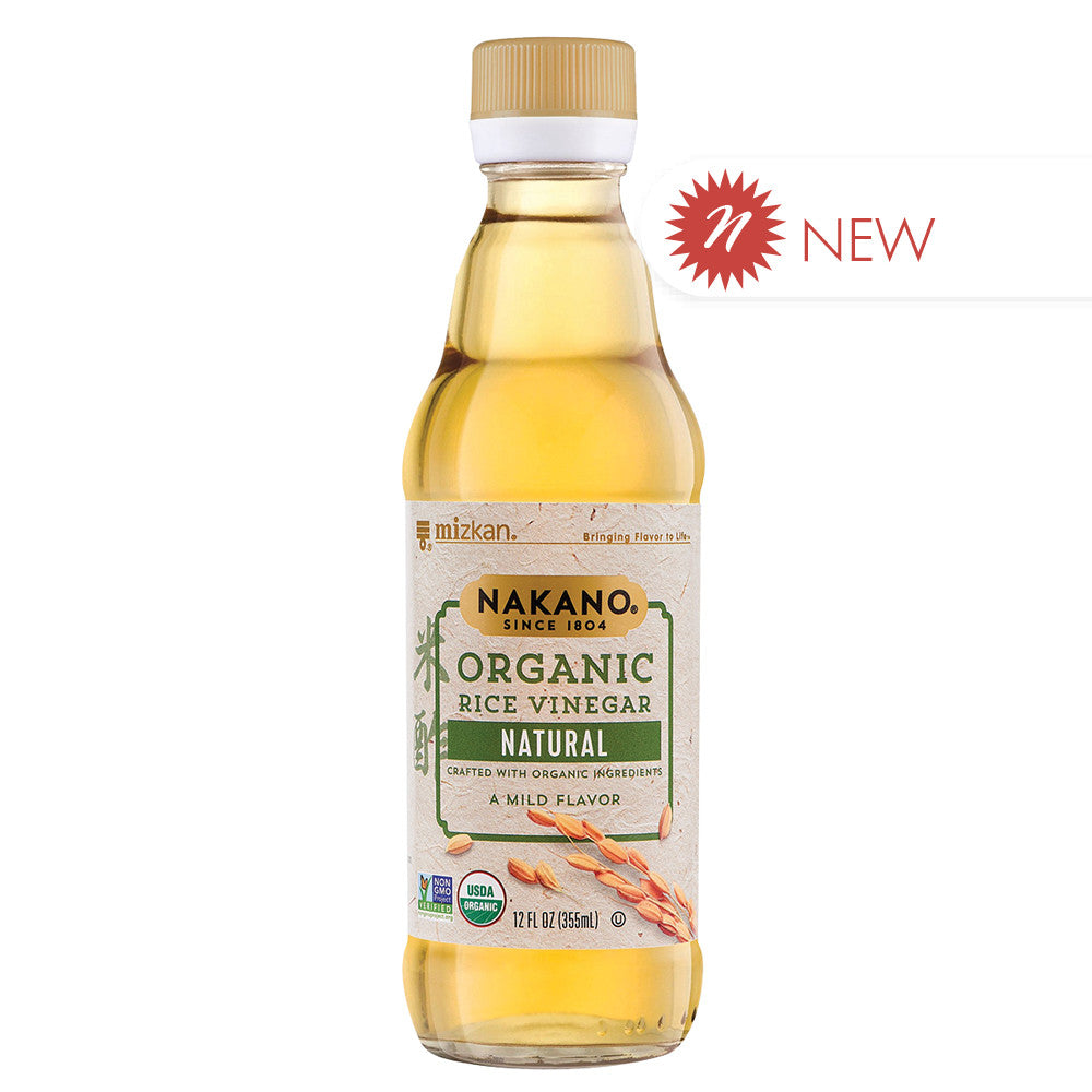 Wholesale Nakano - Rice Vinegar - Organic Natural - 12Oz- Bulk