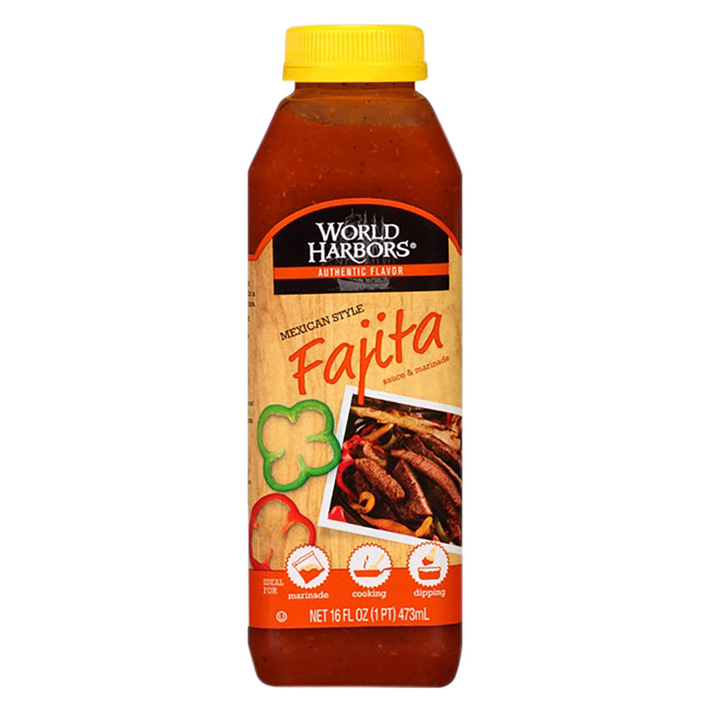 Wholesale World Harbors Fajita Sauce & Marinade 16 Oz Bottle- Bulk