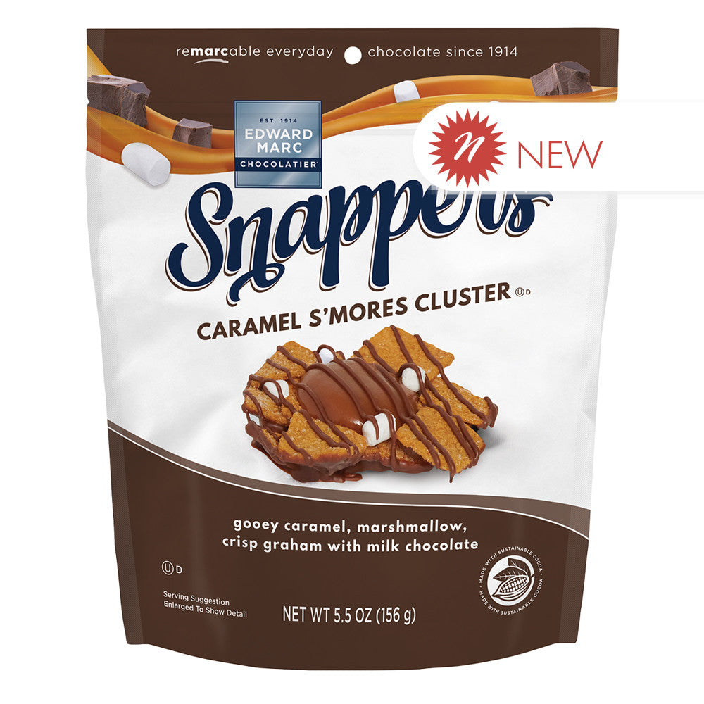 Wholesale Snappers - Caramel S'Mores Cluster - 5.5Oz- Bulk
