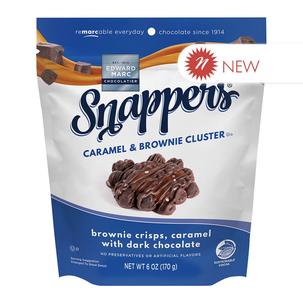 Wholesale Snappers Brownie & Caramel Clusters 6 Oz Bag- Bulk