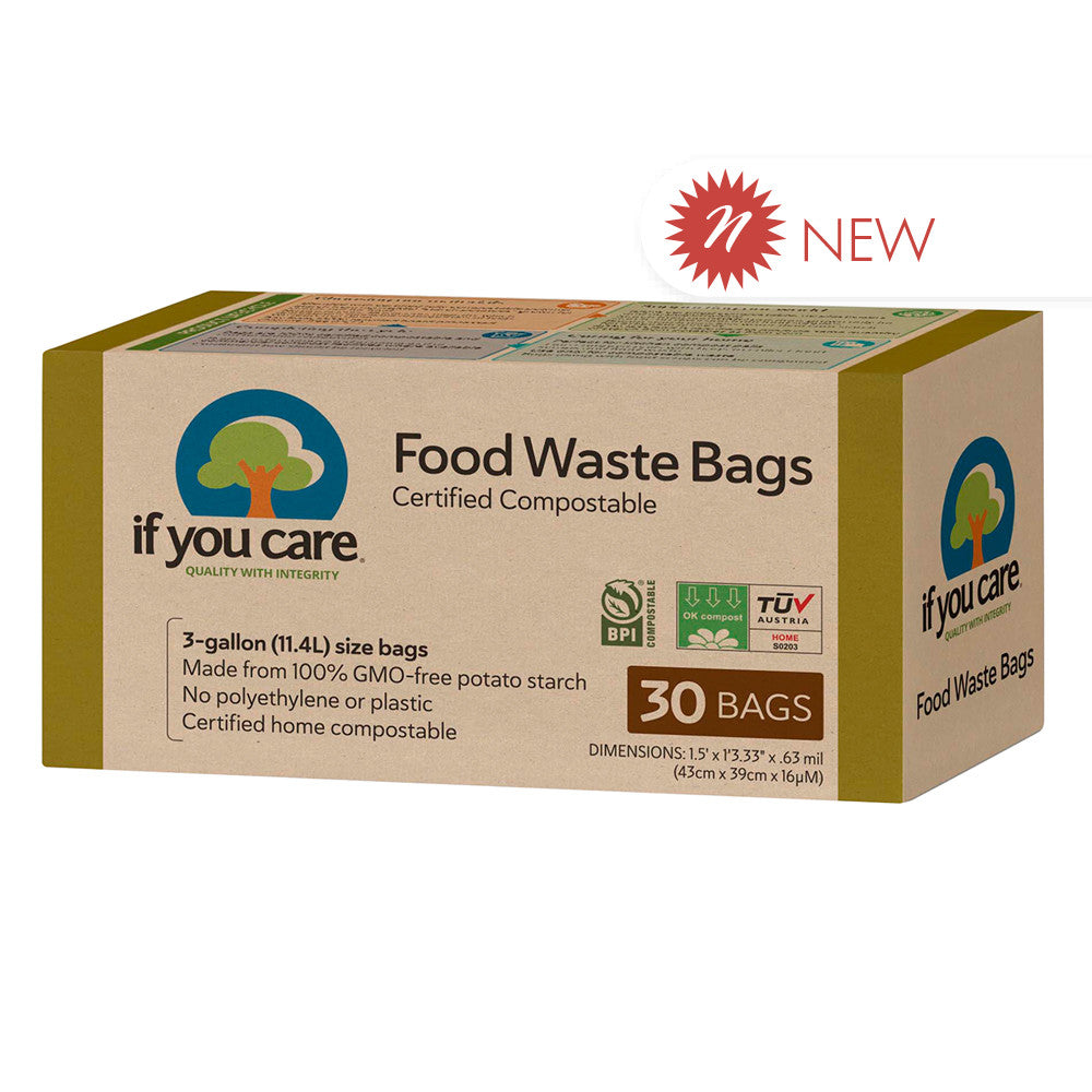 Wholesale If You Care - 3 Gallon Com Pstble Wst Bags - 30Ct- Bulk