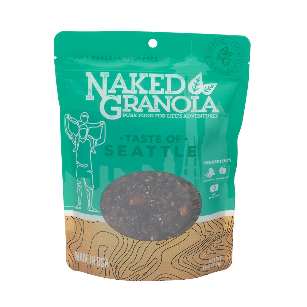 Wholesale Naked Granola Taste Of Seattle Bagged Granola 11 Oz Pouch- Bulk