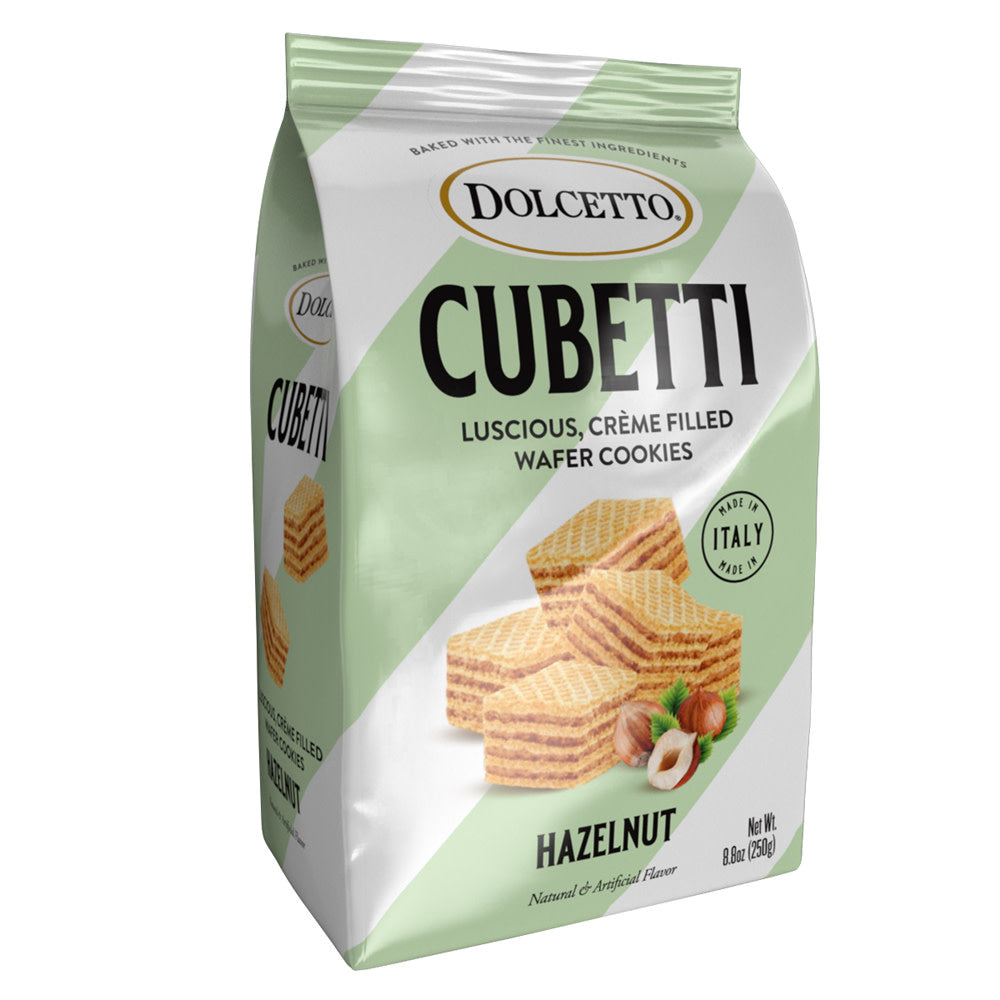 Wholesale Dolcetto Hazelnut Cubetti 8.8 Oz Pouch- Bulk