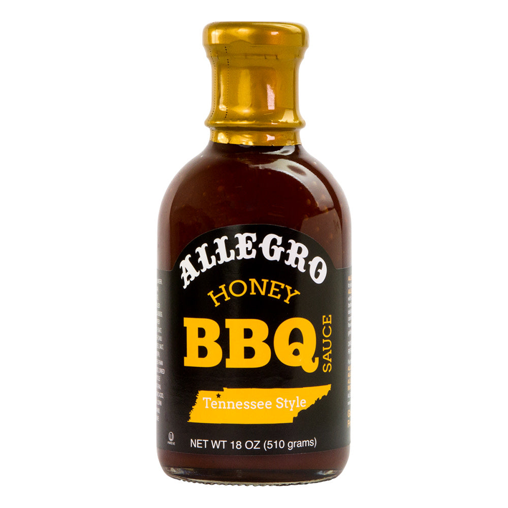 Wholesale Allegro Honey Bbq Sauce 18 Oz Bottle- Bulk